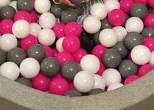 Load image into Gallery viewer, Ball Pit - LIGHT GREY - Choose your ball colours