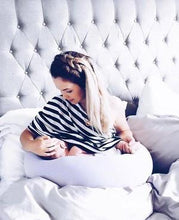 Load image into Gallery viewer, bbhugme Pregnancy Pillow in stone