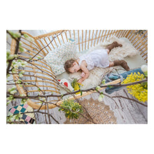 Load image into Gallery viewer, Bermbach Handcrafted Rattan FREDERICK Baby Bed with Mattress