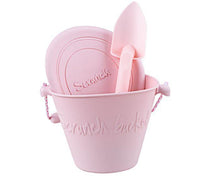 Load image into Gallery viewer, Bigjigs Scrunch Bucket in Blush Pink