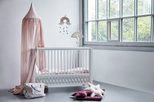 Load image into Gallery viewer, Cam Cam Harlequin Baby Cot Bed in White (60 x 120cm)