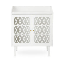 Load image into Gallery viewer, Cam Cam Harlequin Nursery Furniture White Bundle (2 piece set)