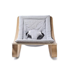 Load image into Gallery viewer, Charlie Crane Levo Baby Rocker in Beech and Sweet Grey