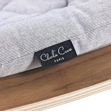 Load image into Gallery viewer, Charlie Crane Levo Baby Rocker in Walnut and Sweet Grey