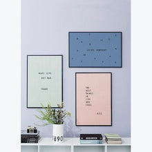 Load image into Gallery viewer, Design Letters - Message Board in Blue
