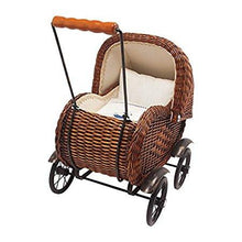 Load image into Gallery viewer, Elisabeth Wicker Dolls Pram