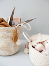Load image into Gallery viewer, Fabelab Rope Basket in Ochre