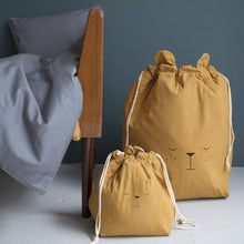 Load image into Gallery viewer, Fabelab Storage Bag Bear Ochre - Large