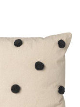 Load image into Gallery viewer, Ferm Living Dot Tufted Cushion in Sand/Black