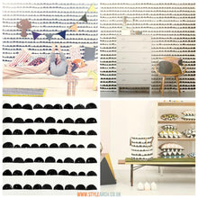 Load image into Gallery viewer, Ferm Living Half Moon Wallpaper - Black