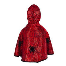 Load image into Gallery viewer, Great Pretenders Baby Spider / Bat Cape Reversible (1-2 years)