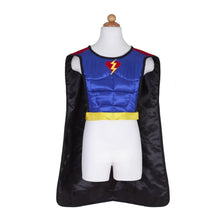 Load image into Gallery viewer, Great Pretenders Reversible Superhero / Bat Tunic with mask