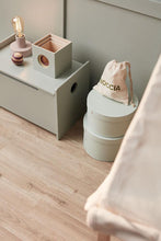Load image into Gallery viewer, Kids Concept Round Storage Box in Light Green (set of two)