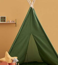 Load image into Gallery viewer, Kids Concept Tipi Tent in Green