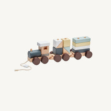 Load image into Gallery viewer, Kids Concept Wooden Block Train