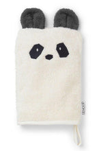 Load image into Gallery viewer, Liewood Sylvester Washcloths - Bunny, Panda, Grey Cat