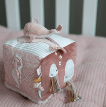 Load image into Gallery viewer, Little Dutch Soft Activity Cube Ocean Pink