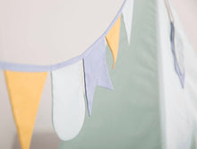 Load image into Gallery viewer, Little Dutch Teepee Mint Green (Incl. Bunting & Playmat)