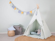 Load image into Gallery viewer, Little Dutch Teepee Mint Green (Incl. Bunting & Playmat)
