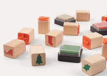 Load image into Gallery viewer, Meri Meri Festive Ink Stamp Advent Calendar