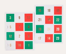 Load image into Gallery viewer, Meri Meri Festive Ink Stamp Advent Calendar