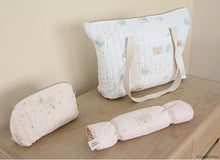 Load image into Gallery viewer, Nobodinoz Nomad Honey Comb Changing Pad in Misty Pink