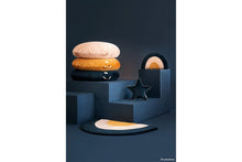 Load image into Gallery viewer, Nobodinoz Sahara Velvet Bean Bag in Night Blue