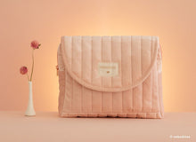 Load image into Gallery viewer, Nobodinoz Savanna Velvet Maternity Case in Bloom Pink