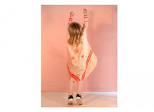 Load image into Gallery viewer, Nobodinoz Superhero costume Eco-Velvet Bloom Pink