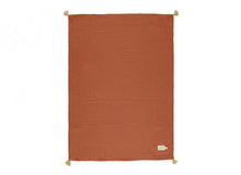 Load image into Gallery viewer, Nobodinoz Treasure Summer Blanket - Toffee