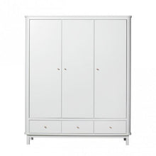 Load image into Gallery viewer, Oliver Furniture - Wood Wardrobe 3 Door in White