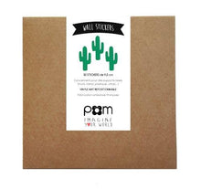 Load image into Gallery viewer, Pom Le Bon Homme Cactus wall transfers in green