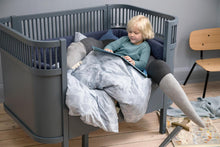 Load image into Gallery viewer, Sebra Junior Bed Linen - Forest Powder Blue
