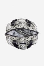 Load image into Gallery viewer, Tiba and Marl RAF Holdall in Tonal Grey Snake
