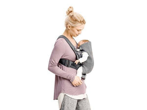 BabyBjorn Baby Carrier Mini - Black Cotton