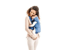 Load image into Gallery viewer, BabyBjorn Baby Carrier Mini - Vintage Indigo Cotton
