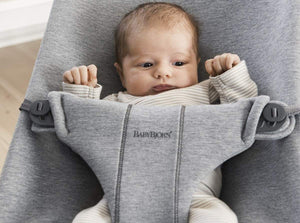 BabyBjorn Bouncer Bliss Soft Collection - Light Grey 3D Jersey