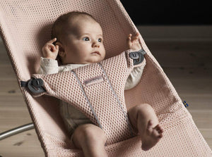 BabyBjorn Bouncer Bliss Soft Collection - Pearly Pink Mesh