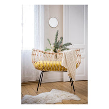 Load image into Gallery viewer, Bermbach Handcrafted EMIL Rattan Crib with Mattress
