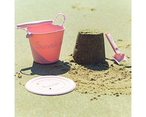 Bigjigs Scrunch Bucket in Blush Pink