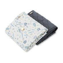 Load image into Gallery viewer, Cam Cam Quilted Changing Mat in Pressed Leaves Blue
