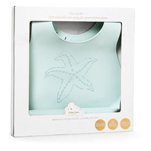 Load image into Gallery viewer, Cam Cam Silicone Bib in Starfish / Breeze
