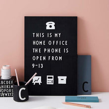Load image into Gallery viewer, Design Letters Office Icons - White
