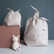 Load image into Gallery viewer, Fabelab Storage Bag Mauve Bunny - Large
