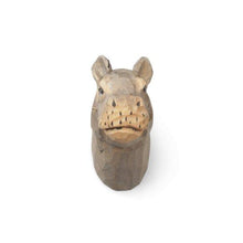 Load image into Gallery viewer, Ferm Living Carved Animal Wall Hooks - Hippo
