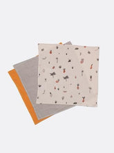 Load image into Gallery viewer, Ferm Living Muslin Cloths Fruiticana (set of 3)
