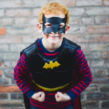 Load image into Gallery viewer, Great Pretenders Reversible Superhero / Bat Tunic with mask
