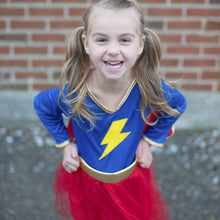 Load image into Gallery viewer, Great Pretenders Wonderwoman Lightning Dress
