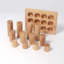 Load image into Gallery viewer, Grimm's Stacking Game Natural Rollers
