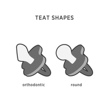 Load image into Gallery viewer, Hevea Orthodontic Pacifier in Shiitake Grey
